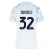 Maillot de foot Inter Milan Federico Dimarco #32 Extérieur vêtements Femmes 2025-26 Manches Courtes